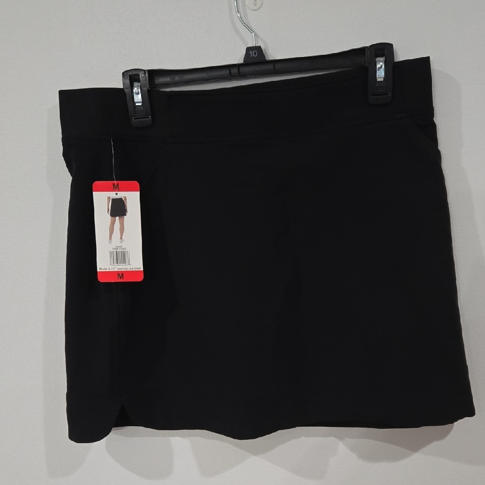 32 Degrees Cool Sz Medium Black Athletic Skort